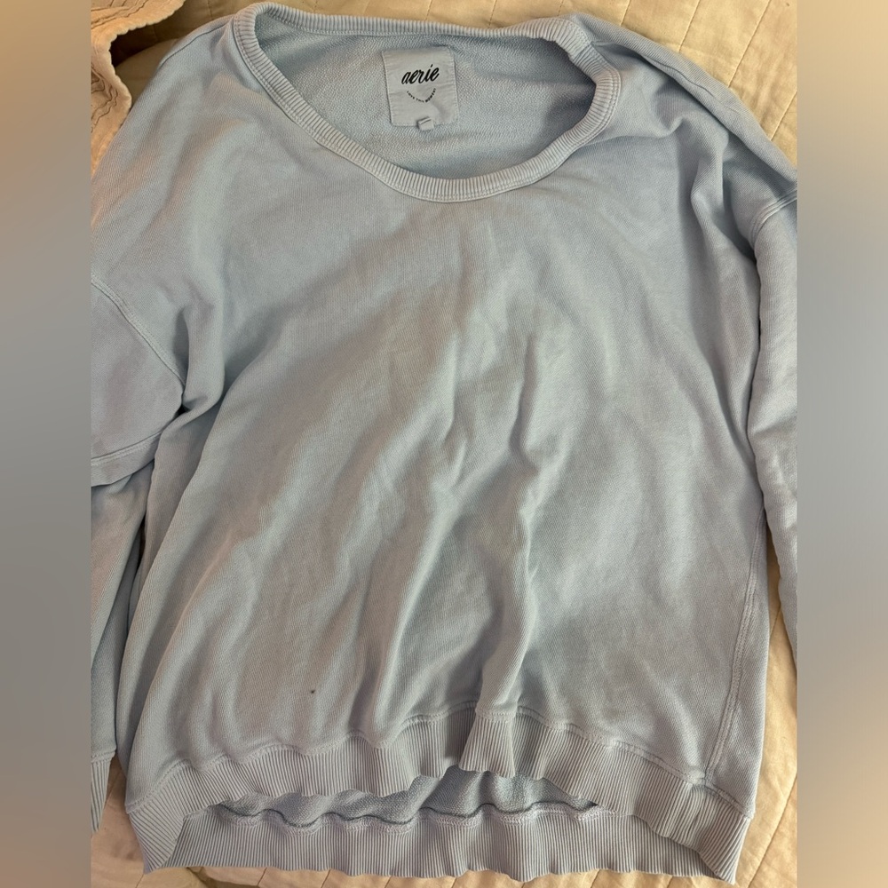 Women’s blue oversized sweatshirt